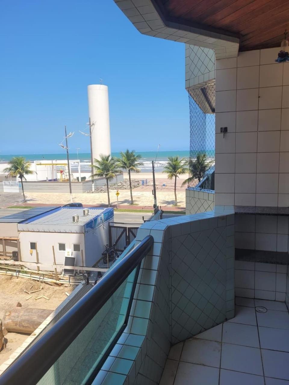 Frente Vista Mar Com Varanda Wi Fi 300Mbps E 10M Da Praia Da Tupi - Estacionamento Gratuito Praia Grande  Buitenkant foto