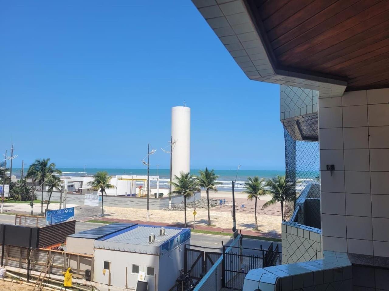 Frente Vista Mar Com Varanda Wi Fi 300Mbps E 10M Da Praia Da Tupi - Estacionamento Gratuito Praia Grande  Buitenkant foto